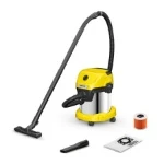 Kaercher Kaercher 15 L Stainless Steel Vacuum Cleaner WD 3 S V-15/4/20 (YSY) *EU 4 m cable, 2 m suction hose and cartridge filter 