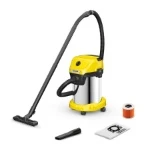 Kaercher Kaercher 19 L Stainless Steel Vacuum Cleaner WD 3 S V-19/4/20 (YSY) *EU 4 m cable and 2 m suction hose and single-piece cartridge filter