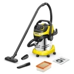 Kaercher Kaercher 25 L Stainless Steel Vacuum Cleaner WD 5 P S V-25/5/22 (YSY) *EU with a power outlet, a 5 m cord and a 2.2 m suction hose