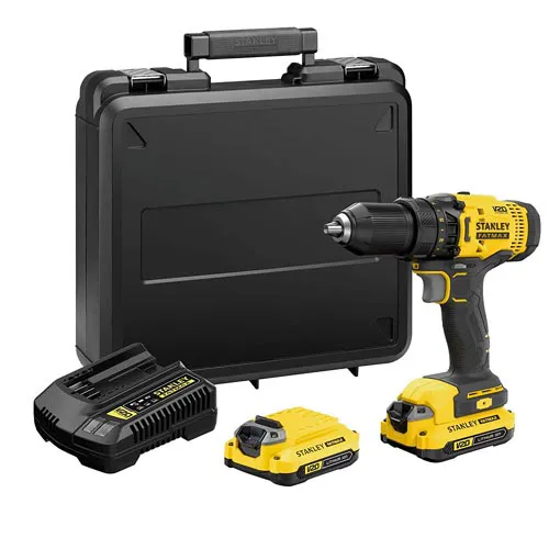 Stanley 20V 2.0Ah 13 mm Cordless Brushed Drill Machine Driver